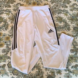 BRAND NEW WHITE ADIDAS PANTS